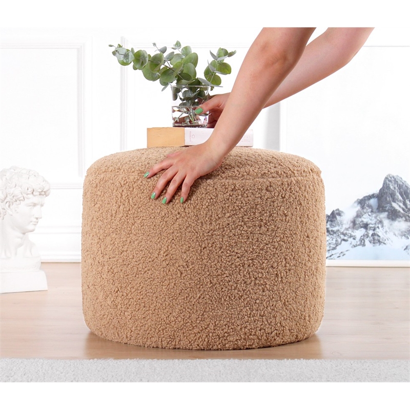 ASIR Atelier Del Sofa Skylee - Coffee Pouffe