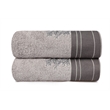 ASIR L'essential Maison Infinity - Grey Dark Grey Bath Towel Set