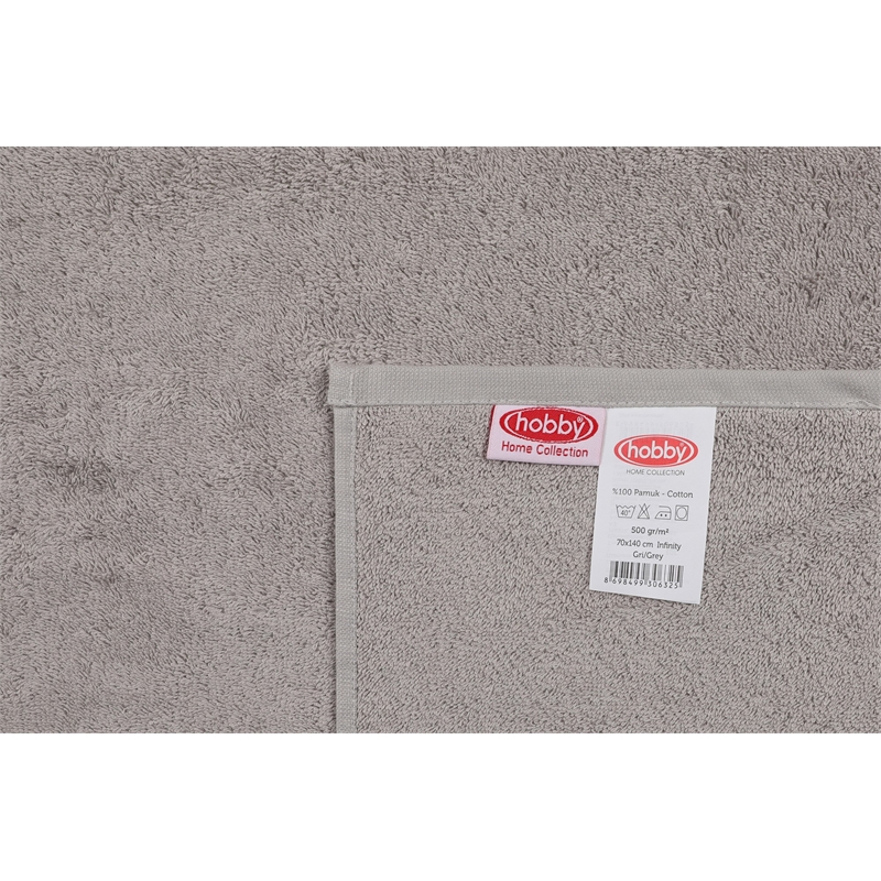 ASIR L'essential Maison Infinity - Grey Dark Grey Bath Towel Set