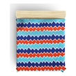 ASIR L'essential Maison Zigros - Orange White Ranforce King Quilt Cover Set