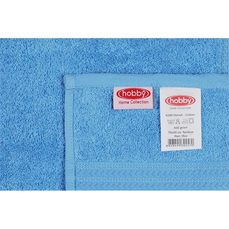 ASIR L'essential Maison Rainbow - Blue Bath Towel