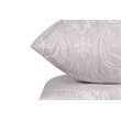 ASIR L'essential Maison Ornament - White Ranforce Single Quilt Cover Set