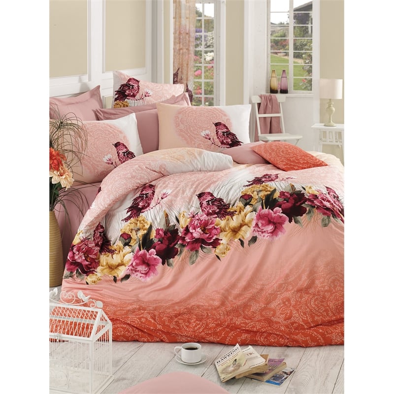 ASIR L'essential Maison alkuu - White Ranforce Single Quilt Cover Set