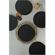 ASIR Hermia ST038006F956MAS3T00 Matte Black Service Plate Set
