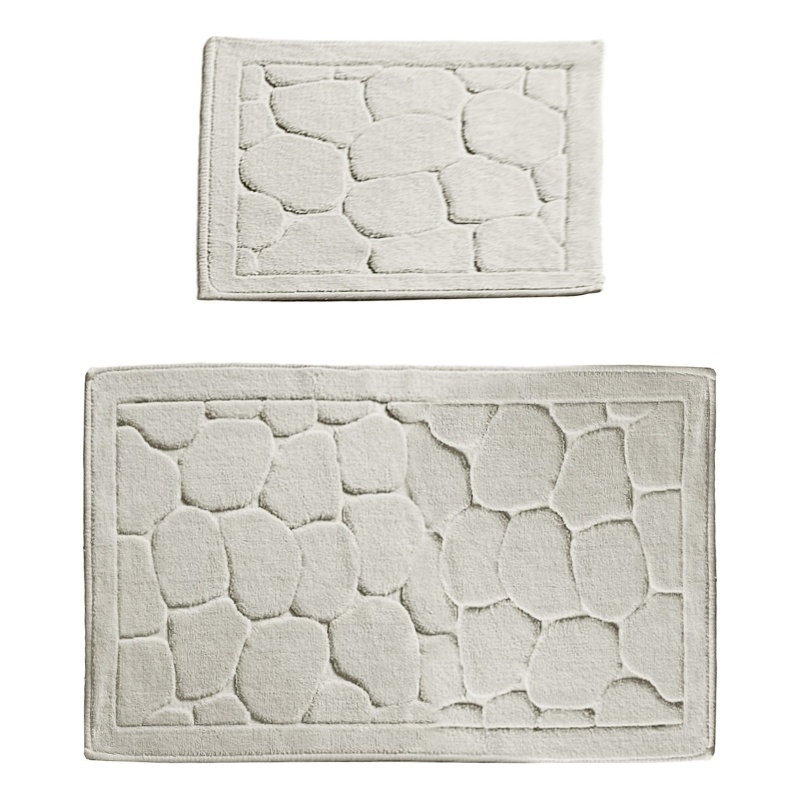 ASIR L'essential Maison Parma - Ecru Multicolor Bathmat Set