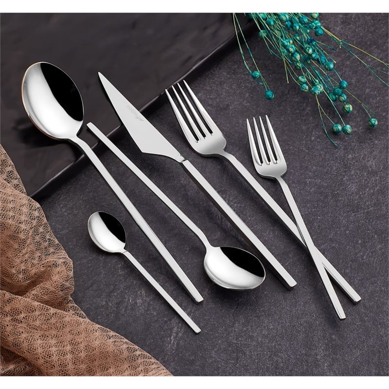 ASIR Hermia N20031 Silver Cutlery Set Stainless Steel