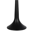 Crystal Lattice Radiance Metal Table Lamp Matte Black & Clear Crystal - Set of 2