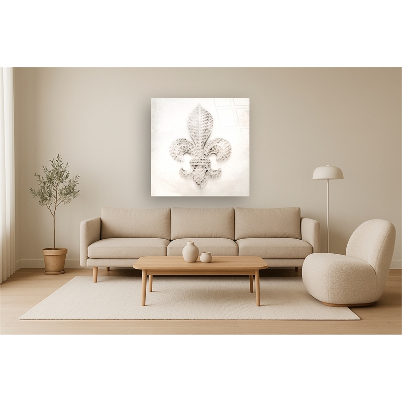 Fleur in Gems Frameless Multi-Color Tempered Glass Wall Art - 50