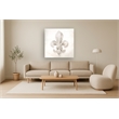 Fleur in Gems Frameless Multi-Color Tempered Glass Wall Art - 50