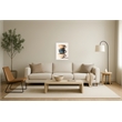 Rustic Harmony I Frameless Multi-Color Canvas w/ Glitter Wall Art - Wood Frame