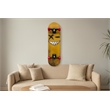 Smile Wink Skateboard Decko-Board Multi-Color Wall Art - 8