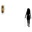 Smile Wink Skateboard Decko-Board Multi-Color Wall Art - 8