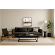 Brown Solitary Serenity I Framed Canvas Wall Art - Brown Wood Frame - 30