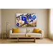 Evil Eye Protection Frameless Tempered Glass Wall Art - Multicolor