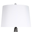 Eclipse Radiance Table Lamp - Black Art Glass - Set of 2 - Modern