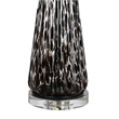 Eclipse Radiance Table Lamp - Black Art Glass - Set of 2 - Modern