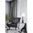 Eclipse Radiance Table Lamp - Black Art Glass - Set of 2 - Modern