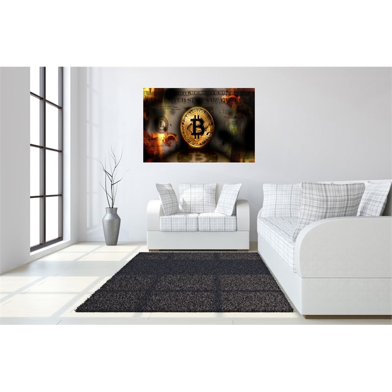 Dollar Down Frameless Tempered Glass Wall Art - 60