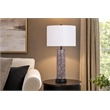 Serpent Elegance Faux Leather Table Lamp - Snake Skin - Set of 2 - Metal