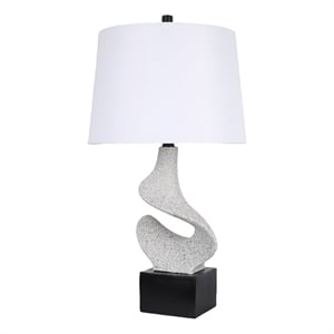 Sculpted Waves - 27&quot x 15&quot - White Stone - Bedroom Lighting - Modern