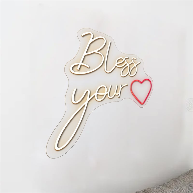 Bless Your Heart Neon Sign - 23