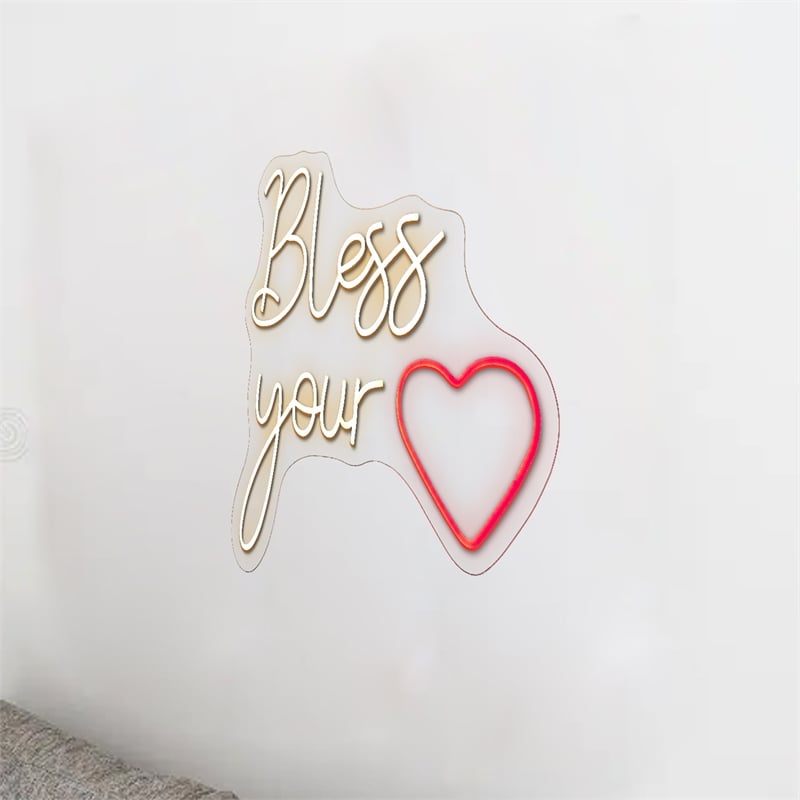 Bless Your Heart Neon Sign - 23