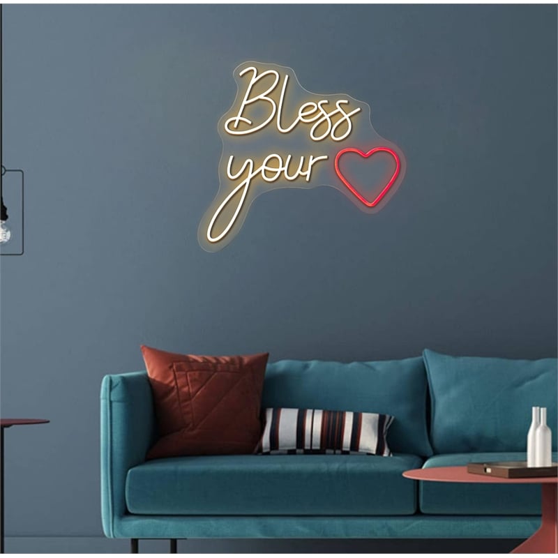 Bless Your Heart Neon Sign - 23