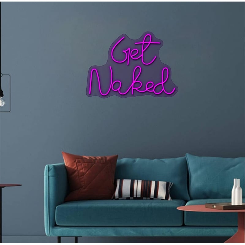 Get Naked Neon Sign - 26