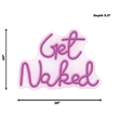 Get Naked Neon Sign - 26