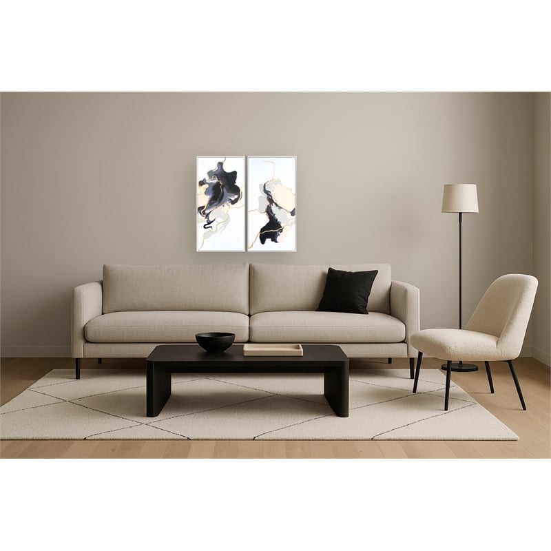 GiIded Monochrome Reverie Duo Canvas Wall Art - 20
