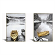 Golden Serenity Reflections Canvas Wall Art - 32