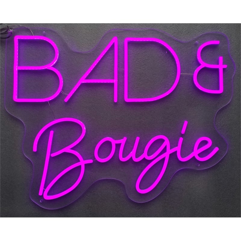 Bad & Bougie Neon Sign - 23