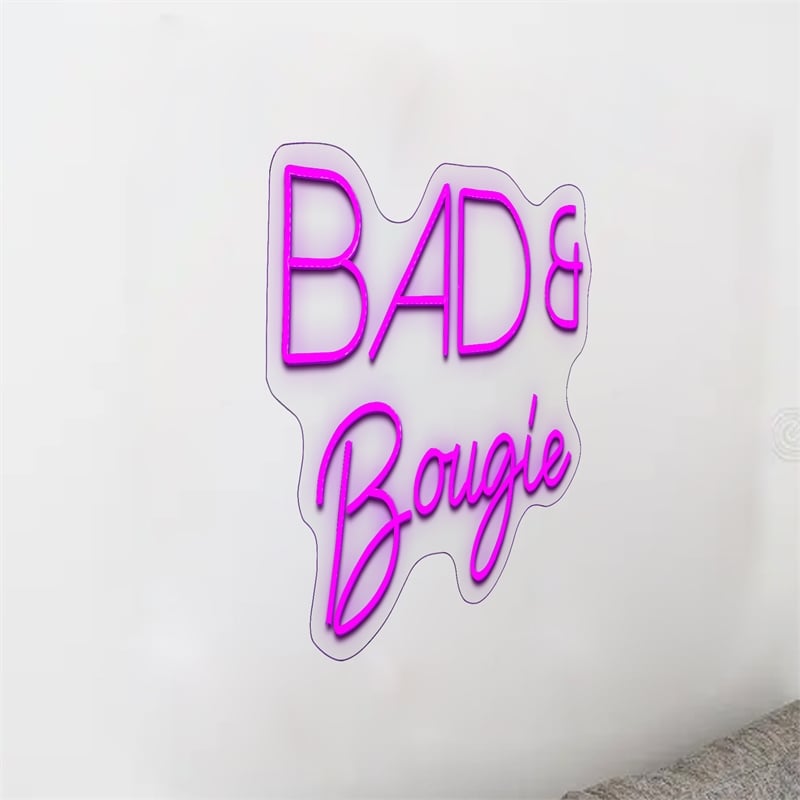 Bad & Bougie Neon Sign - 23