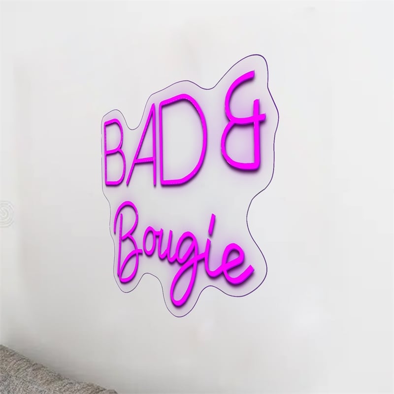Bad & Bougie Neon Sign - 23