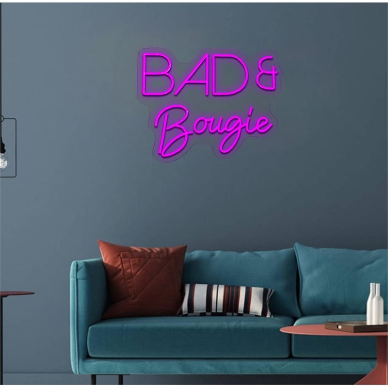 Bad & Bougie Neon Sign - 23