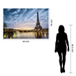 Night in Paris Frameless Tempered Glass Wall Art - 60