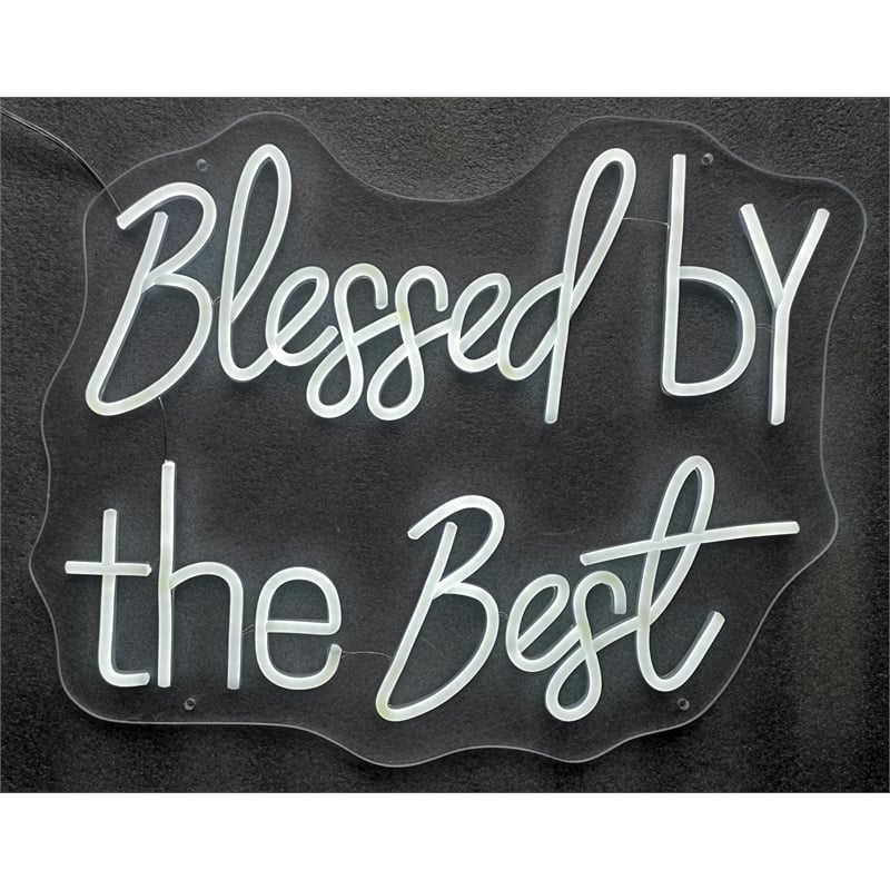 Blessed by the Best Neon Sign - 20