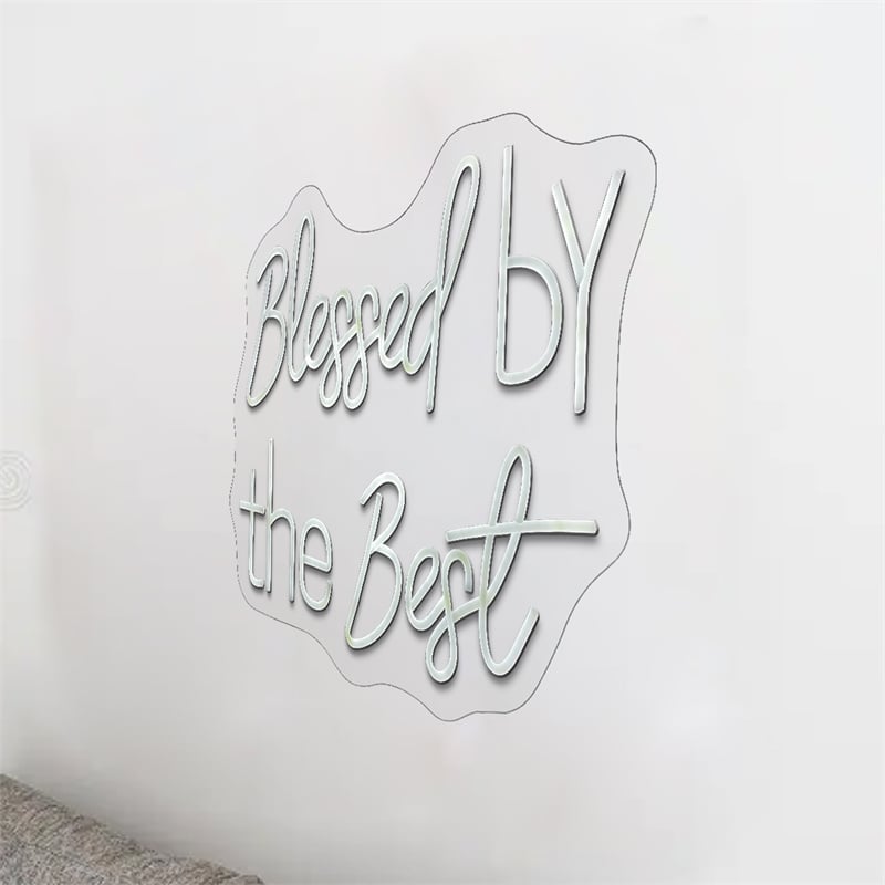 Blessed by the Best Neon Sign - 20