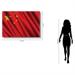 Chinese Flag Frameless Tempered Glass Wall Art - 60