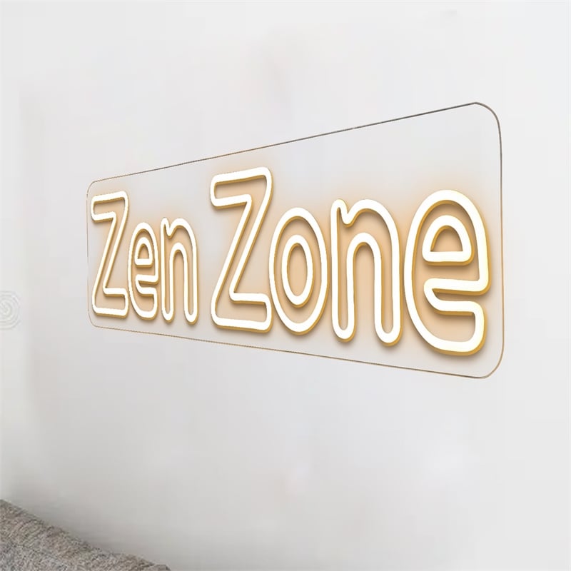 Zen Zone Neon Sign - 28