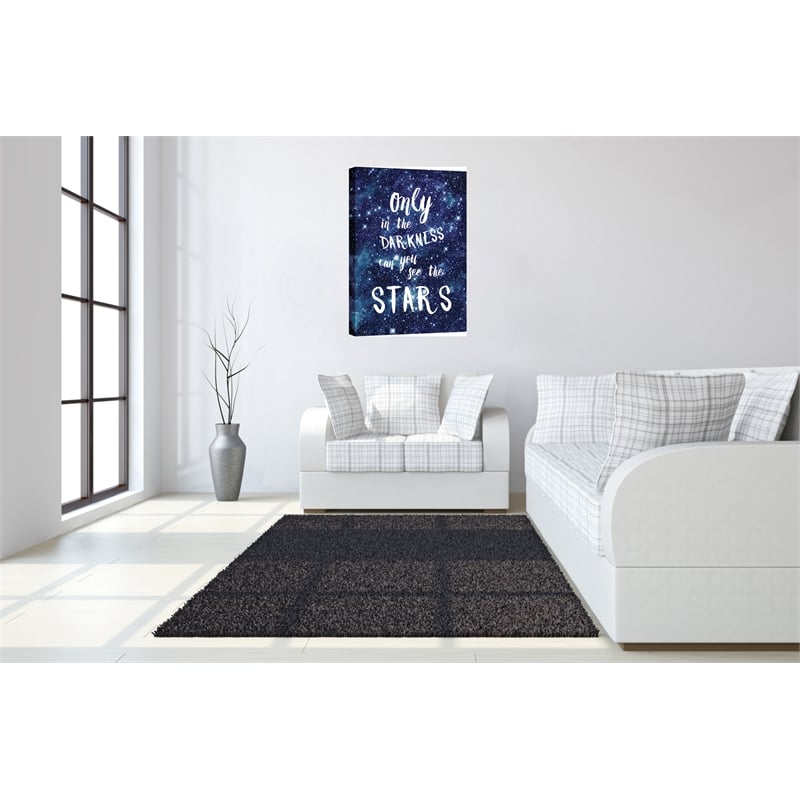 Starlit Wisdom Cosmic Quote Canvas Wall Art - 24