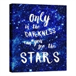 Starlit Wisdom Cosmic Quote Canvas Wall Art - 24