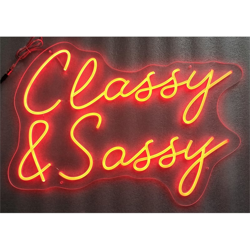 Classy & Sassy Neon Sign - 26