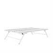 Nest & Rest Twin Metal Daybed with Twin Pop Up Trundle Bed in White
