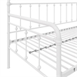 Nest & Rest Twin Metal Daybed with Twin Pop Up Trundle Bed in White