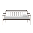 Nest & Rest Twin Metal Daybed with Twin Pop Up Trundle Bed in Bronze