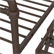 Nest & Rest Twin Metal Daybed with Twin Pop Up Trundle Bed in Bronze