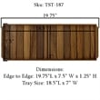 Teakworks4u Teak Serving Tray in Teak