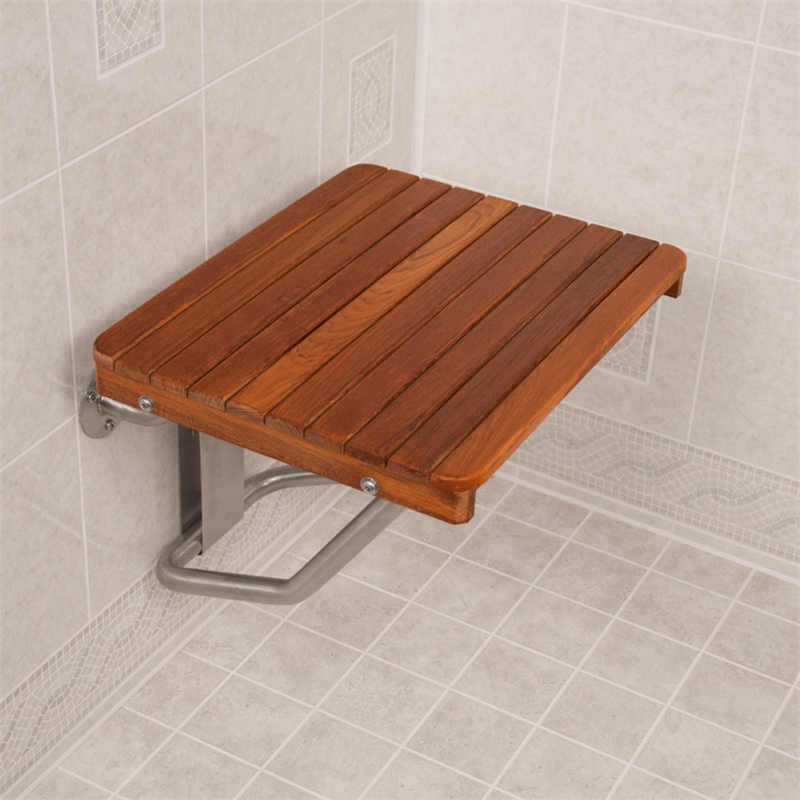 Teakworks4u ADA Compliant Shower Bench in Teak
