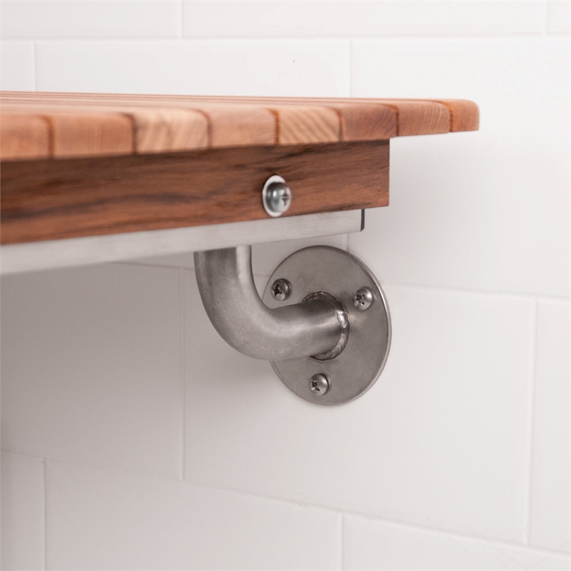 Teakworks4u ADA Compliant Shower Bench in Teak